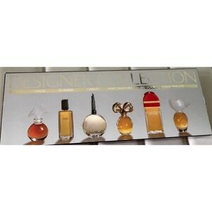Vtg Mini Perfumes Gift Set 6pcs, Chloe, Scherrer,Red Door, White Diamonds & More